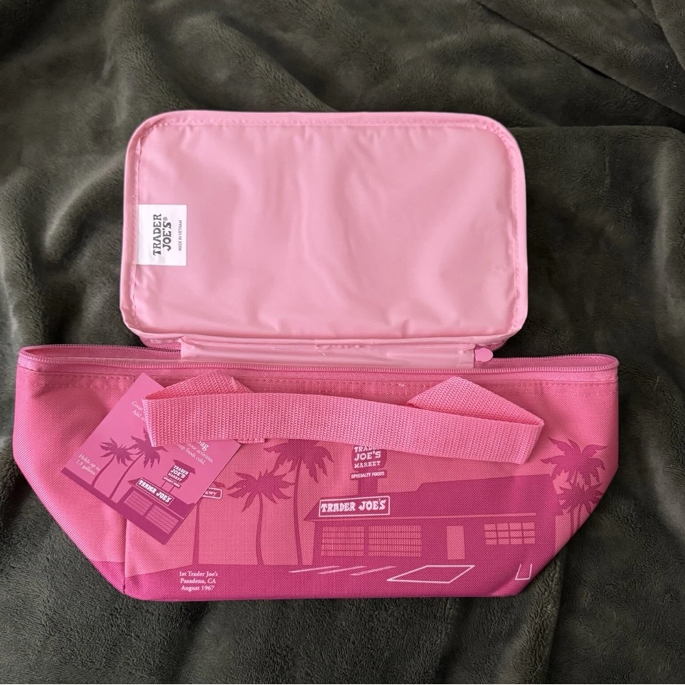 Pink Insulated Mini TJ Tote Bag
